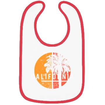 Discover Venice Beach California Cool Palm Tree Native Bibs