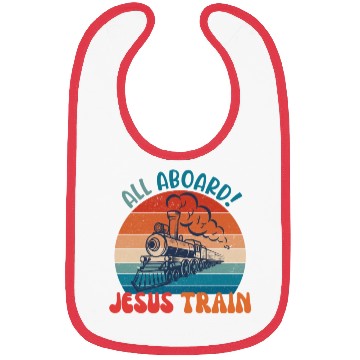 Discover All Aboard! Je-sus Train Bibs