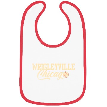 Discover Wrigleyville Chicago Baseball American Bibs