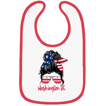 Discover Washington Dc Washington Dc Flag Statefriend Bibs