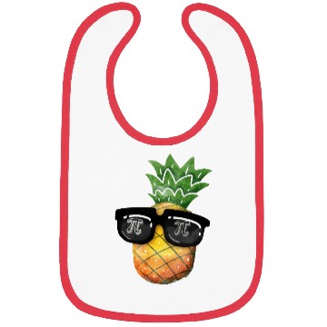Discover Pineapple Pi Day Bibs