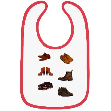 Discover Wear Brown Shoes Bibs