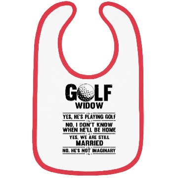 Discover Hilarious Golfing Husband Golfer Player Sarcasm Bibs