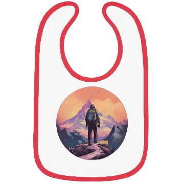 Discover Mountain Hiking Sunset Bibs