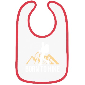 Discover Born to Hike Wanderlust mountaineers Mountain Bibs