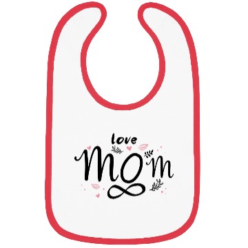Discover Love mom forever Bibs