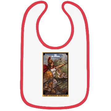 Discover The Goddess Athena The Emperor Tarot Card Greek Bibs