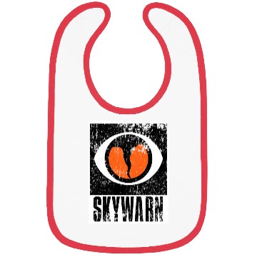 Discover ywarn Storm Spotter Distressed Grunge Logo Bibs