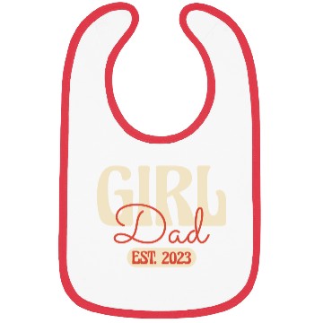 Discover First Time Father Est 2023 Bibs