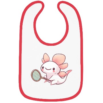 Discover Axolotl tennis badminton design Bibs