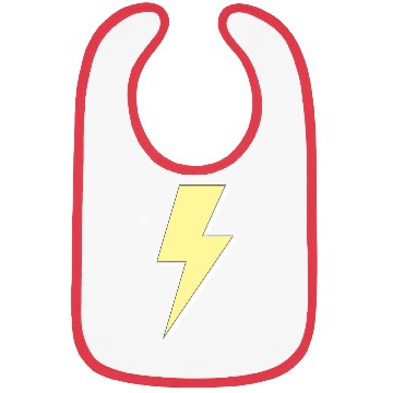 Discover Aesthetic Pastel Yellow Lightning Bolt Bibs
