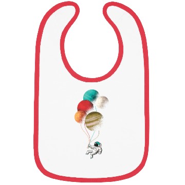 Discover Astronaut Balloons Bibs