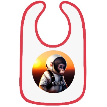 Discover Astronaut monkey Bibs
