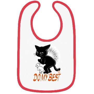 Discover Do My Best Funny Cat Bibs