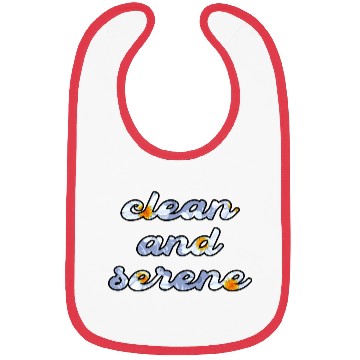 Discover Clean and Serene daisy Bibs