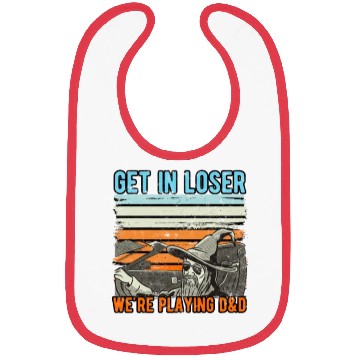 Discover Vintage Retro Old Man Get In Loser We're Playing Bibs