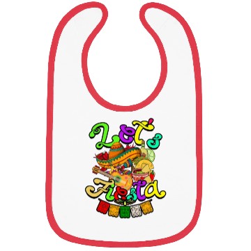 Discover Cinco De Mayo Mexican Guitar Cactus - Mexican Bibs