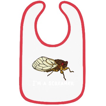 Discover Cicada Song Funny Cicada Invasion I m A Screamer Bibs
