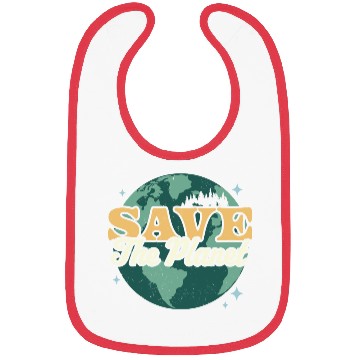 Discover Save The Planet Environmental Retro Vintage Earth Bibs