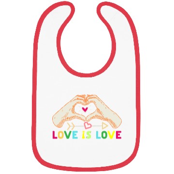 Discover Love is Love Bibs