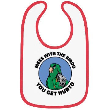 Discover Bird Cartoon Birdwatching Bird Owner Bibs
