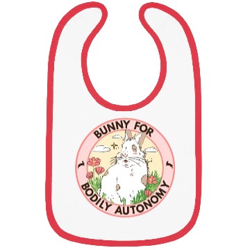 Discover Bunny For Bodily Autonomy Bibs