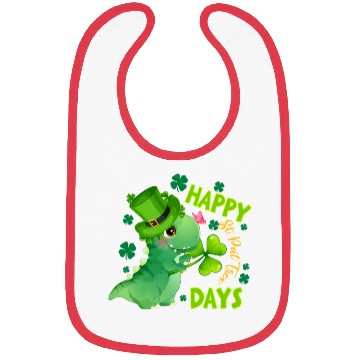 Discover St Patric Day Dinosaur Dino Saurus Irish Bibs