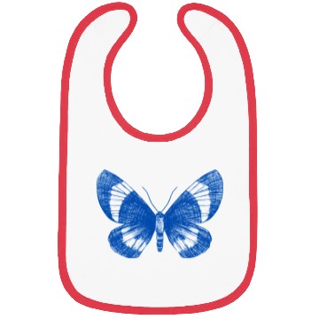 Discover Butterfly flower pattern Bibs