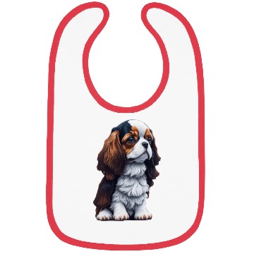 Discover Cavalier King Charles Spaniel Dog Puppet Bibs