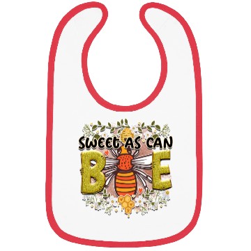Discover Bee as sweet as can bee Bibs