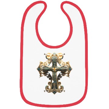 Discover Jesus Cross Painting Bibs