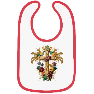 Discover Jesus Cross Painting Bibs