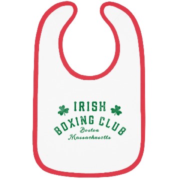 Discover Irish Bong Club Boston Massachusetts Shamrock Bibs