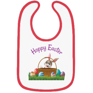 Discover Easter Bunny Baet Hoppy Easter Bibs