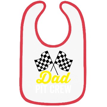 Discover Dad Pit Crew For Racing Party Costume Bibs