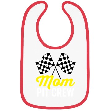Discover Mom Pit Crew For Racing Party Costume Bibs