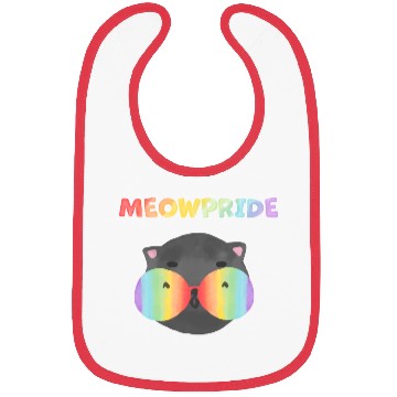 Discover Meow Pride with Cat Design Bibs for Pride Month