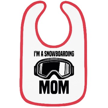 Discover I m A Snowboarding Mom Bibs