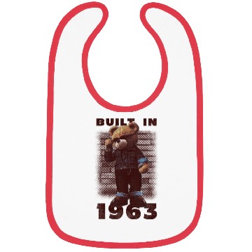 Discover Built in 1963 Bday Gift for Him | 60 years old Bibs