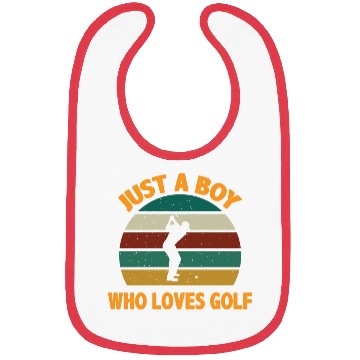 Discover Just A Boy Who Loves Golf Bibs