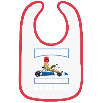 Discover Go Kart Karting Funny Bibs