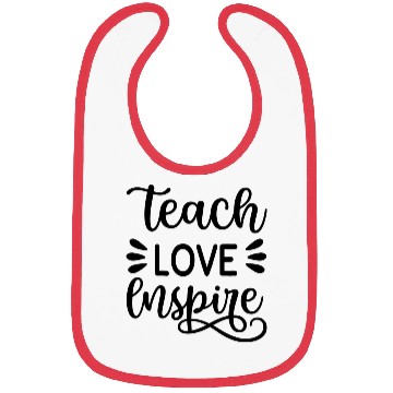 Discover Teach Love Inspire Bibs