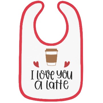Discover I Love You a Latte Bibs