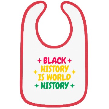 Discover Black History Is World History Bibs