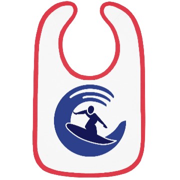 Discover surfing logo Bibs