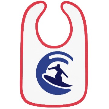 Discover surfer logo Bibs