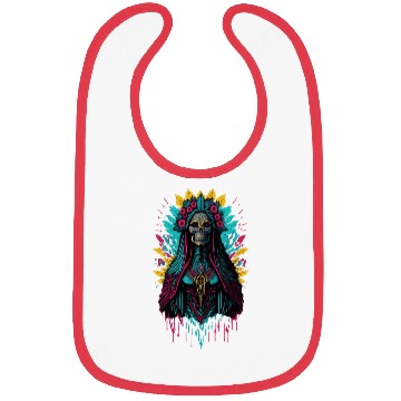 Discover Santa Muerte de Guadalupe Bibs