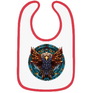 Discover Stained Glass Eagle (2 of 4) Bibs