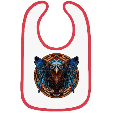 Discover Stained Glass Eagle (4 of 4) Bibs