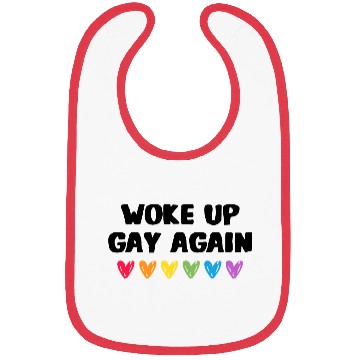 Discover Woke Up Gay Again LGBTQ Gay Pride Month Bibs